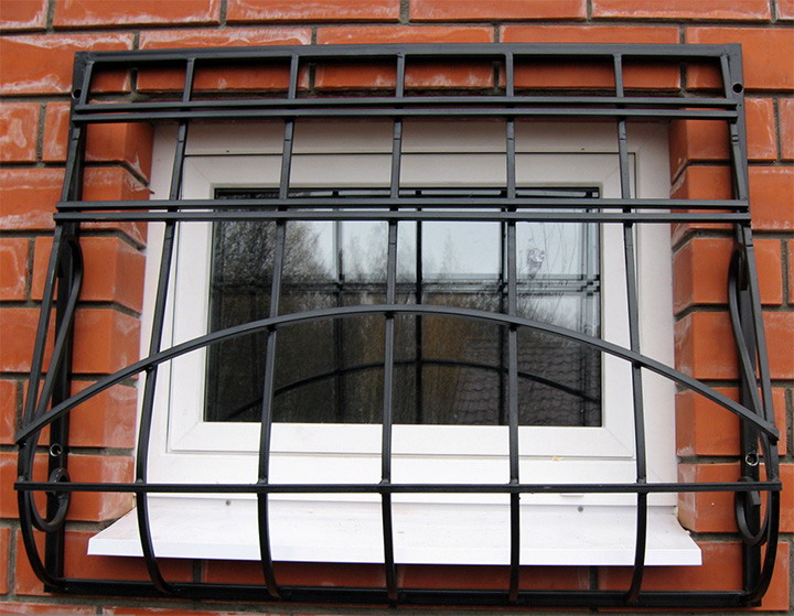 Объемная (выпуклая) решетка на окно
