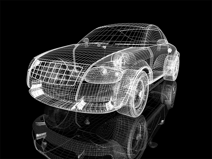 Создание 3Д моделей автомобиля